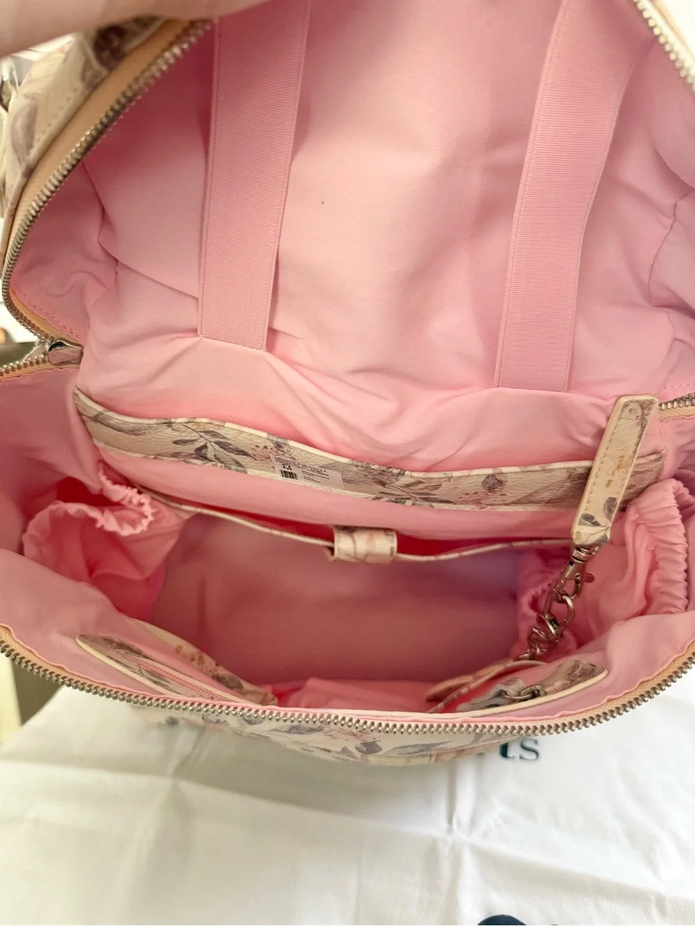 Orchid Hearts x The Nurturing Elephant Milan Diaper Bag